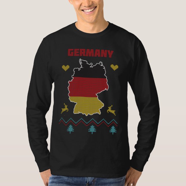 Weihnachten in Deutschland T-Shirt (Vorderseite)