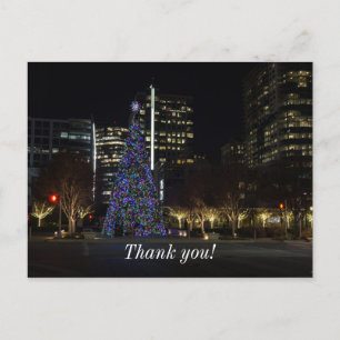 Weihnachten in Downtown Dallas Postkarte