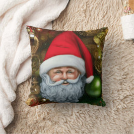 Weihnachten in einer Weihnachtsfantasiewelt Kissen