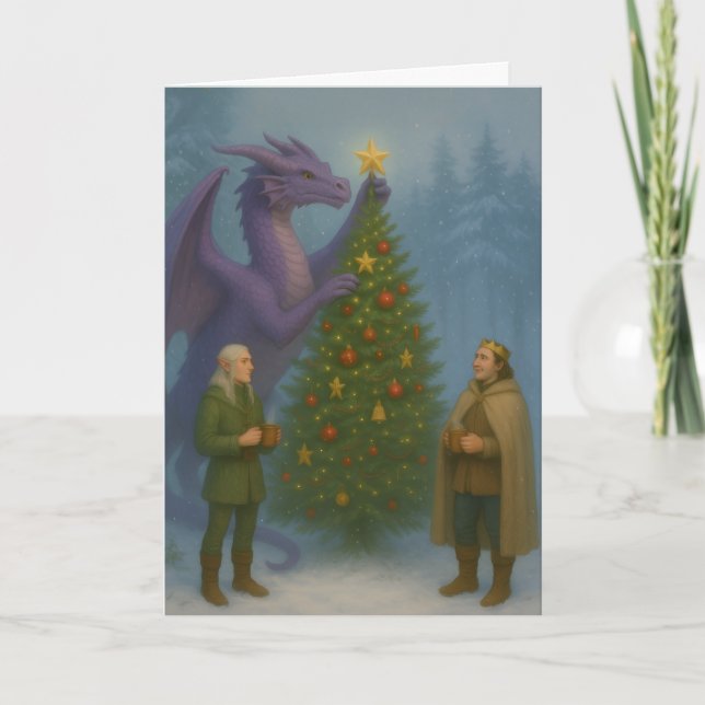 Weihnachten in Epoh Karte (Vorderseite)