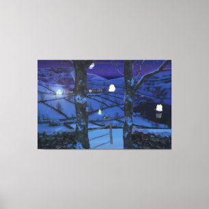 Weihnachten in Glen Canvas Print Leinwanddruck