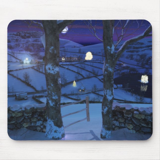 Weihnachten in Glen Mousepad (Vorne)