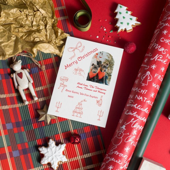 Weihnachten in Handschrift Karte (Von Creator hochgeladen)