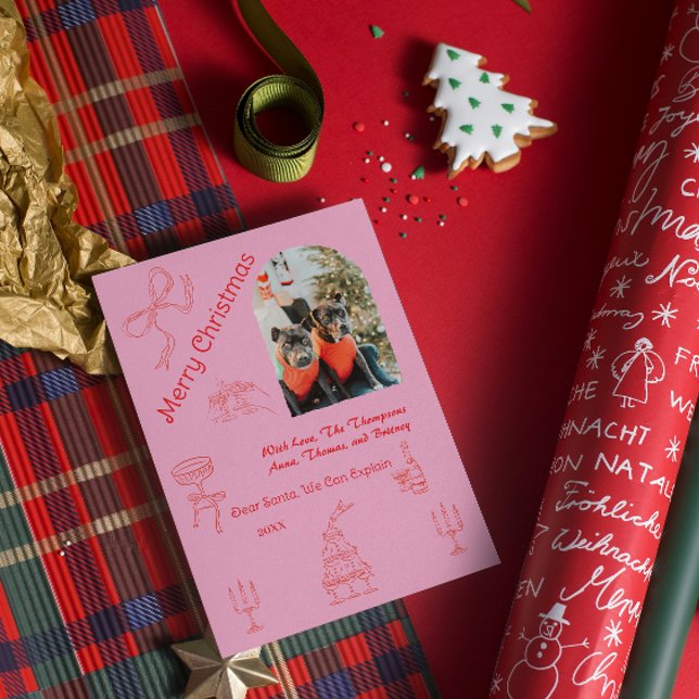 Weihnachten in Handschrift Karte (Von Creator hochgeladen)