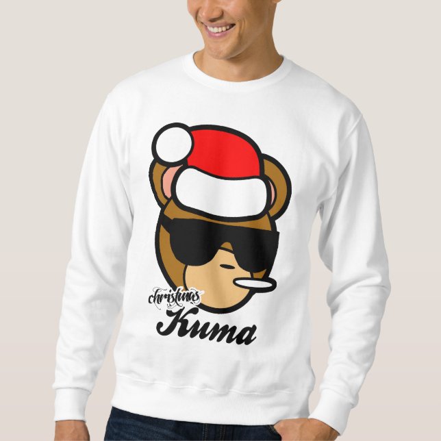 Weihnachten in Harlem kuma Sweatshirt (Vorderseite)