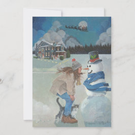 Weihnachten in Harlysville Dankeschön Karte