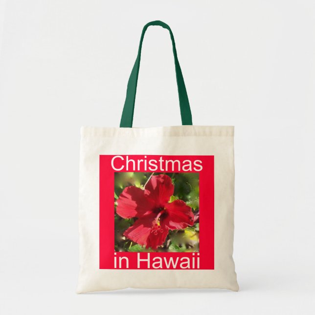 Weihnachten in Hawaii Tragetasche (Vorne)