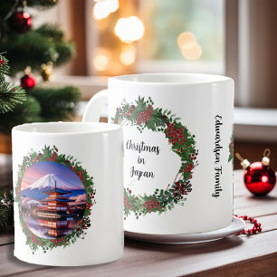 Weihnachten in Japan oder einem anderen Land - Fot Kaffeetasse