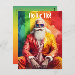 Weihnachten in jeder Farbe Postkarte