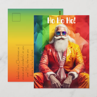Weihnachten in jeder Farbe Postkarte