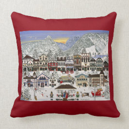 "Weihnachten" in Leavenworth, Washington Kissen