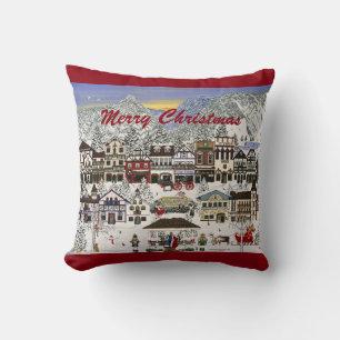 Weihnachten in Leavenworth Washington Pillow Kissen