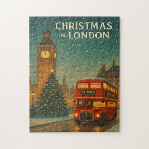 Weihnachten in London – Festliche Feiertagsszene m Puzzle