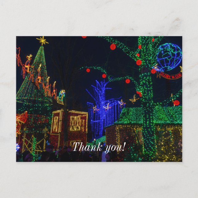 Weihnachten in Midtown Postkarte (Vorderseite)