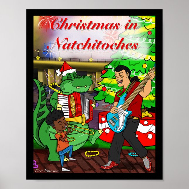 Weihnachten in Natchitoches Poster (Vorne)