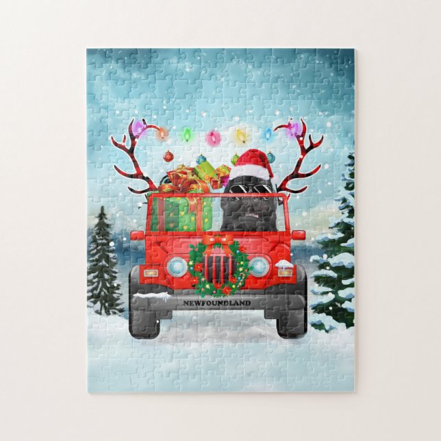 Weihnachten in Neufundland Puzzle (Vertikal)