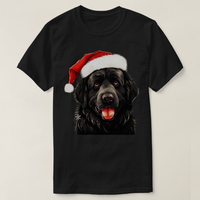 Weihnachten in Neufundland T-Shirt (Design vorne)