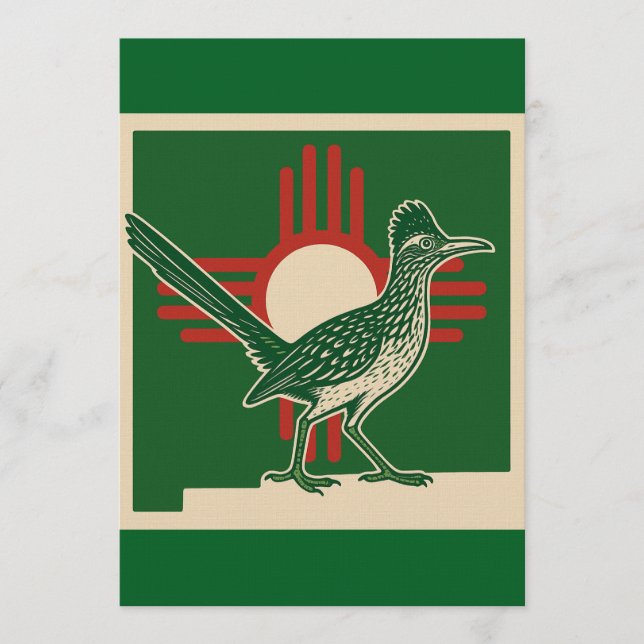 Weihnachten in New Mexico  Einladung (Vorderseite)
