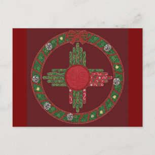 Weihnachten in New Mexico Einladungspostkarte