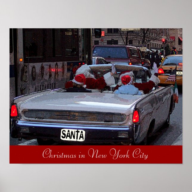 Weihnachten in New York City Poster (Vorne)