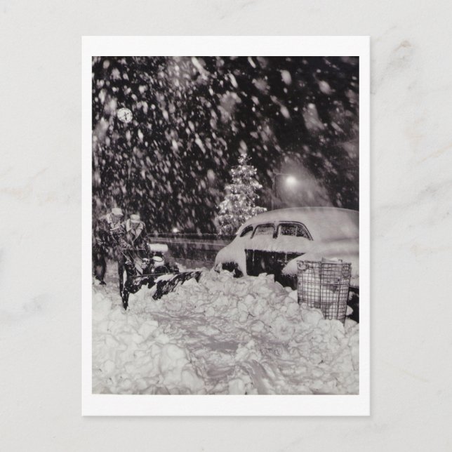 Weihnachten in New York City Vintagen 1950er (Vorderseite)