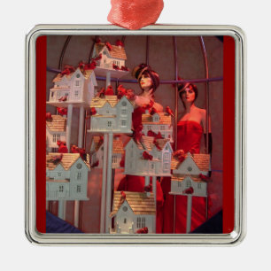 Weihnachten in New York Display Ornament Aus Metall