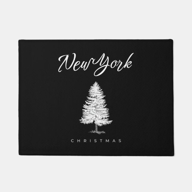 Weihnachten in New York Fußmatte (Vorderseite)