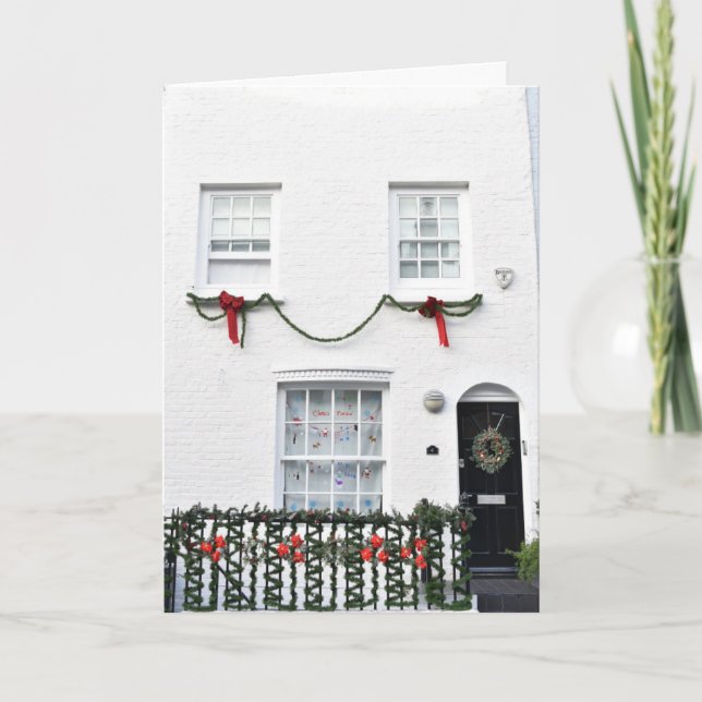 Weihnachten in Notting Hill London UK Fotografy Karte (Vorderseite)