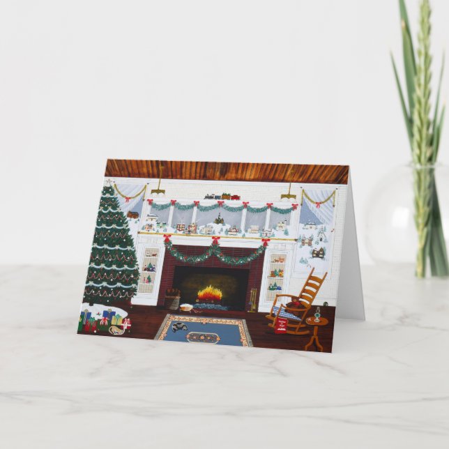 Weihnachten in Oregon Notecard (Vorderseite)