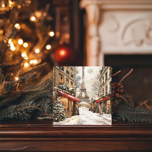 Weihnachten in Paris: Eiffelturm Festive Street (Von Creator hochgeladen)