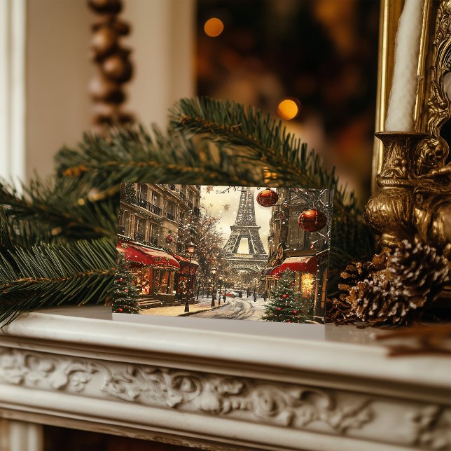 Weihnachten in Paris: Festlicher Eiffelturm Boulev (Von Creator hochgeladen)