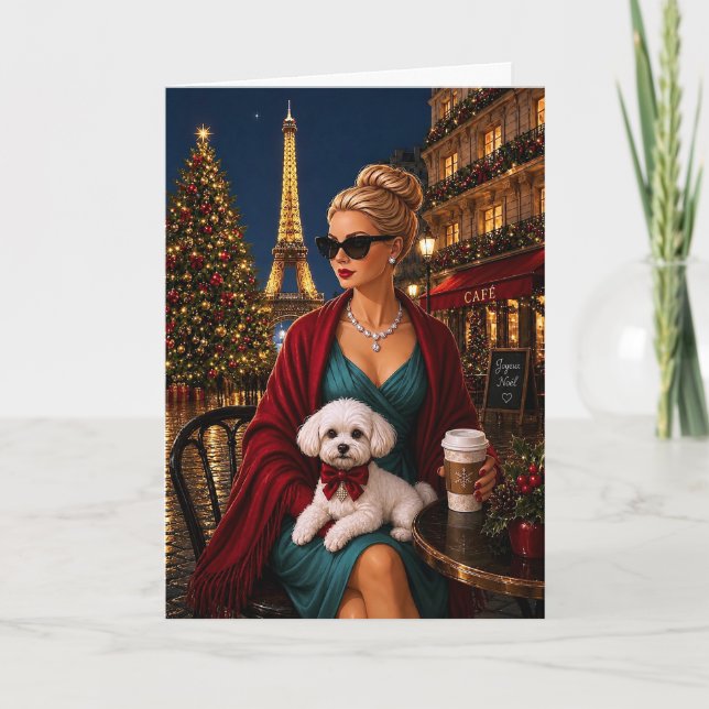 Weihnachten in Paris,Poodle Holiday (Vorderseite)