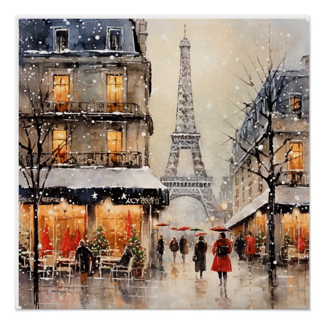 Weihnachten in Paris,  Poster (Vorderseite)