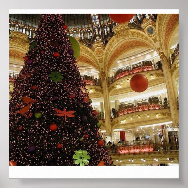 Weihnachten in Paris-Poster Poster (Vorne)