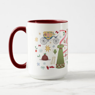 Weihnachten in Randalls (Maroon 15 oz) Tasse