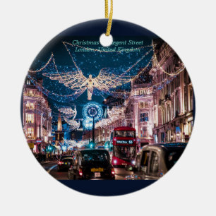 Weihnachten in Regent Street UK London Keramik Ornament