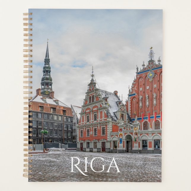Weihnachten in Riga Lettland Planer (Vorderseite)