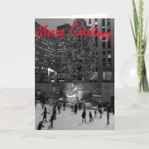 Weihnachten in Rockefeller Freude Karte