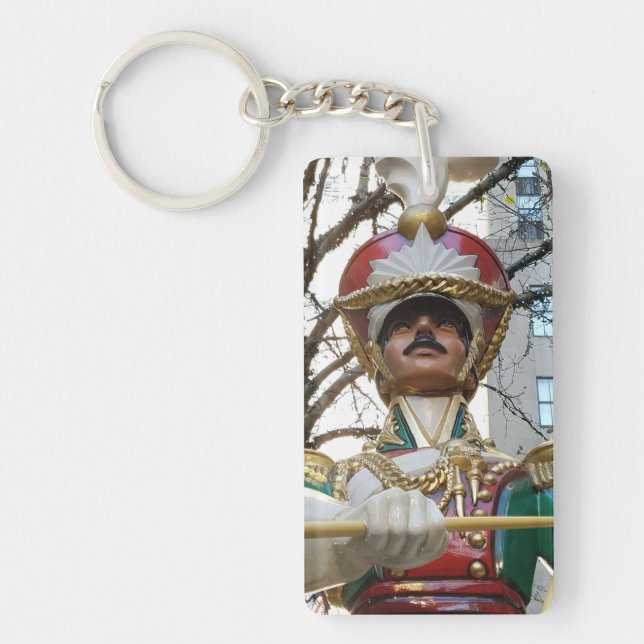 Weihnachten in Rockefeller - Toy Solider - NYC Schlüsselanhänger (Vorderseite)