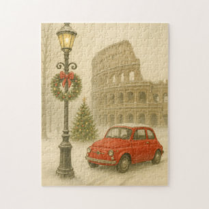 Weihnachten in Rom Italien – Festtags Kunst Puzzle