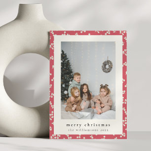 Weihnachten in Rot-Blüte - Vertikales Foto