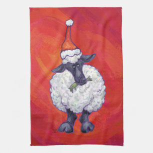 Weihnachten in Rot Geschirrtuch