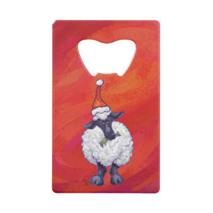 Weihnachten in Rot Kreditkartenflaschenöffner