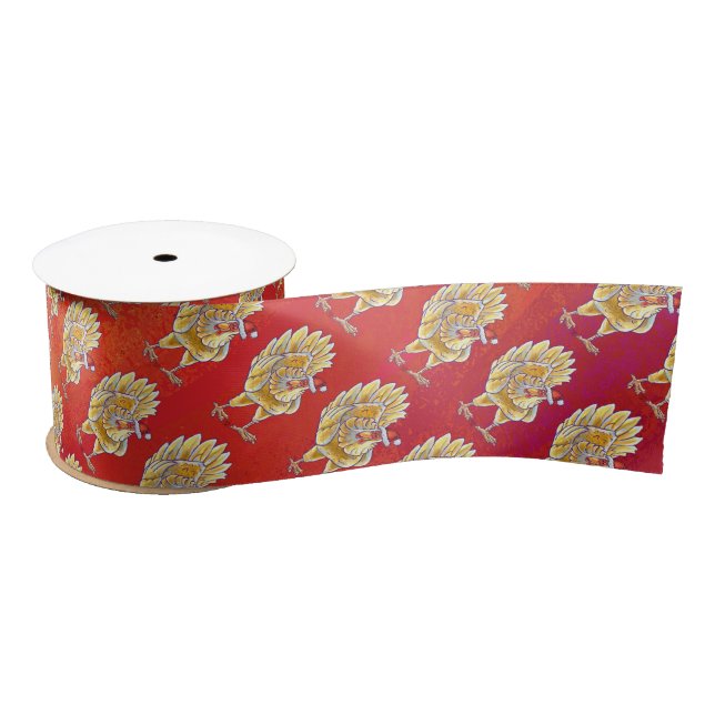 Weihnachten in Rot Satinband (Spule)