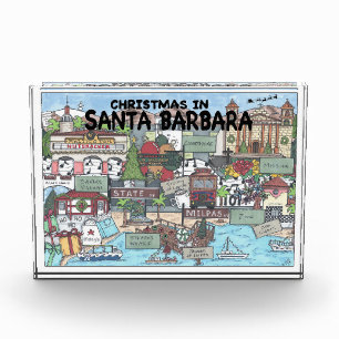 Weihnachten in Santa Barbara Fotoblock