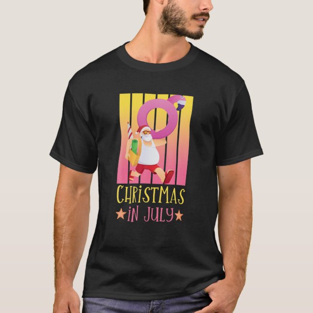 Weihnachten in Santa Beach im Juli Kinder Hawaiian T-Shirt (Vorderseite)
