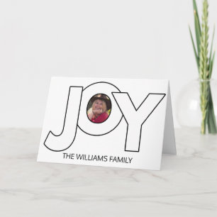 Weihnachten in Schwarz und Weiß Karte