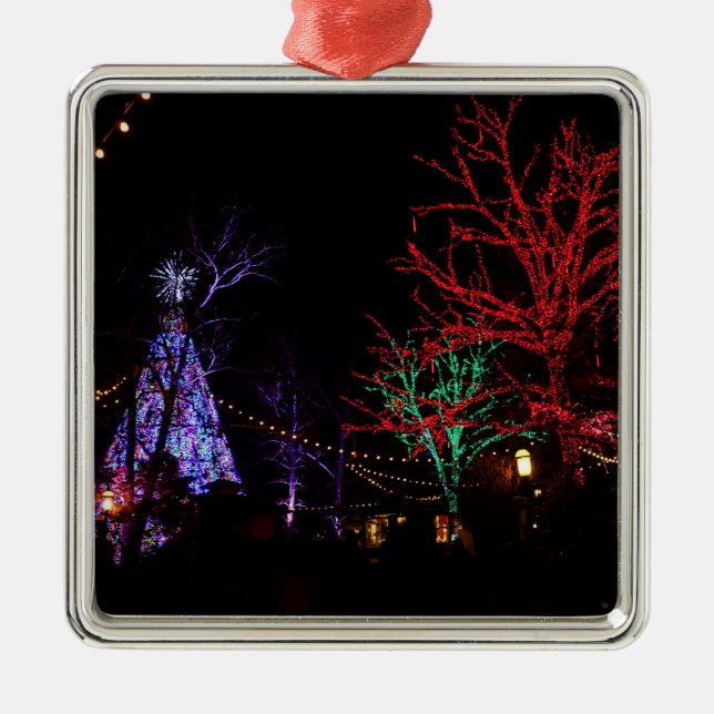 Weihnachten in Silver Dollar City Ornament Aus Metall (Vorne)