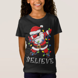 Weihnachten in Sonnenbrillen glauben Weihnachtsbau T-Shirt