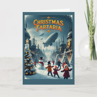 Weihnachten in Tartaria Karte Vintage Verschwörung